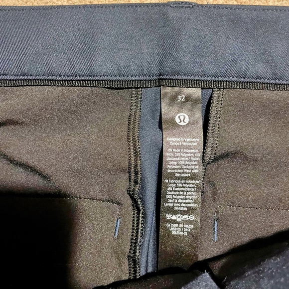 Lululemon Smooth Twill Chinos (Navy, Skinny Fit) - Picture 2 of 4